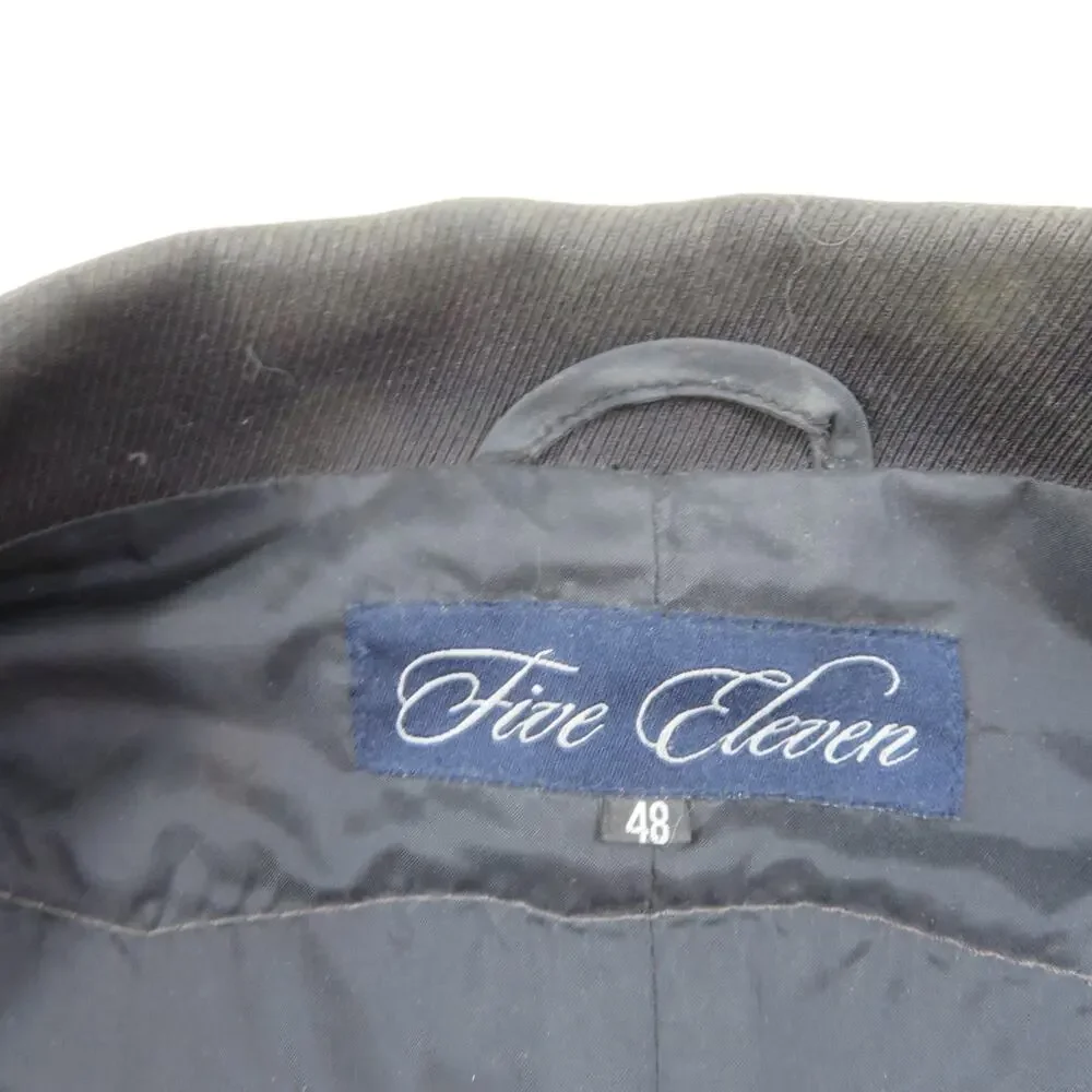 Five Eleven Freemasons Masonic Jacket Coat Sz M With Patches Black Sz 48